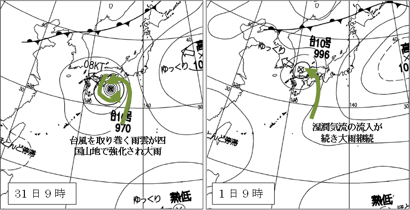 平成16年台風10号　日雨量1317㎜_2