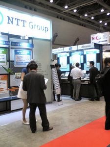NTTグループ展示ブース