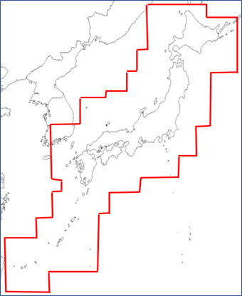 日本国内および海上